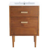 Arbor 24" Bathroom Vanity in Natural White