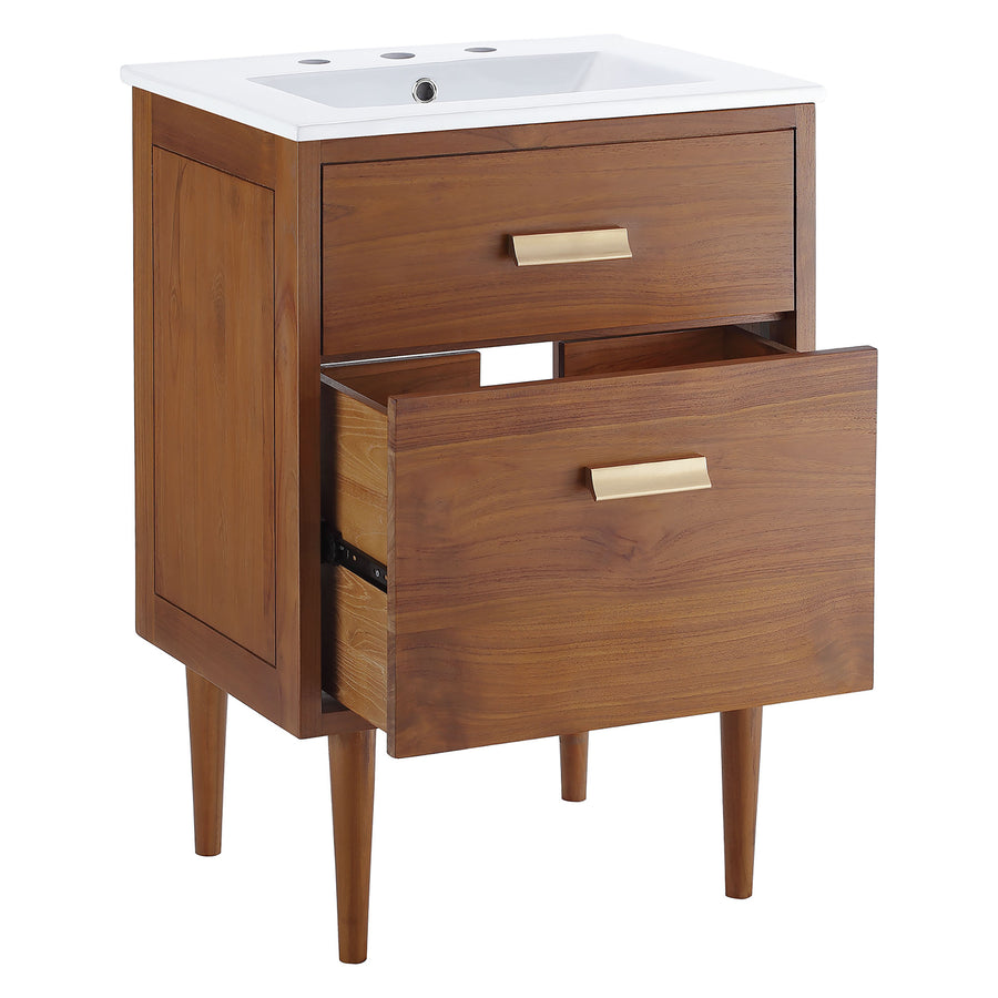 Arbor 24" Bathroom Vanity in Natural White
