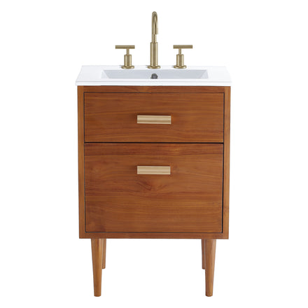 Cassia 24" Bathroom Vanity in Natural White