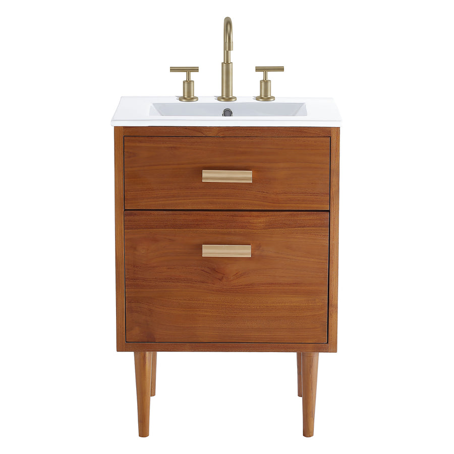 Arbor 24" Bathroom Vanity in Natural White
