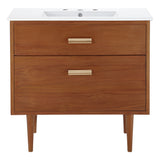 Arbor 36" Bathroom Vanity in Natural White