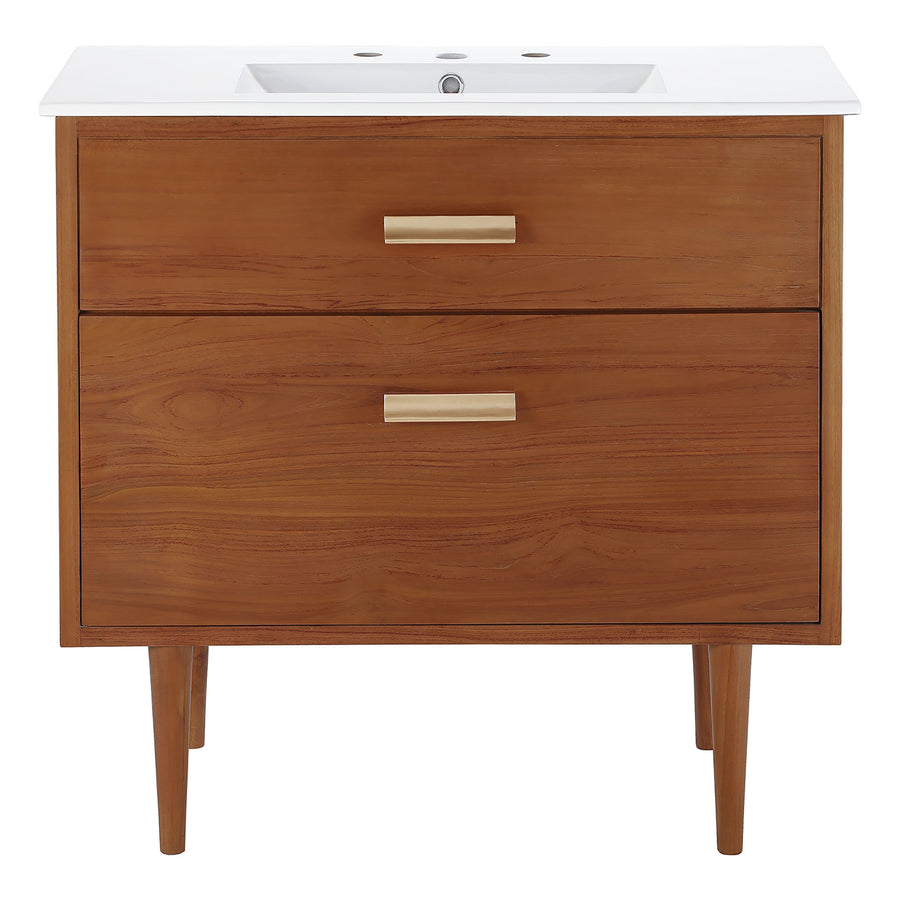 Arbor 36" Bathroom Vanity in Natural White