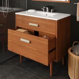 Arbor 36" Bathroom Vanity in Natural White