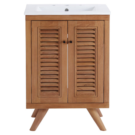 Birdie 24" Bathroom Vanity in Natural White