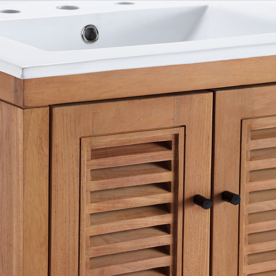 Veranda 24" Bathroom Vanity in Natural White