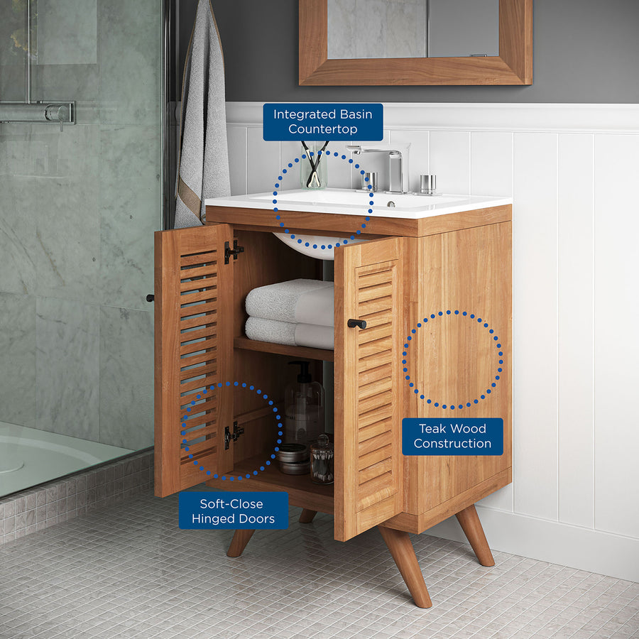 Veranda 24" Bathroom Vanity in Natural White