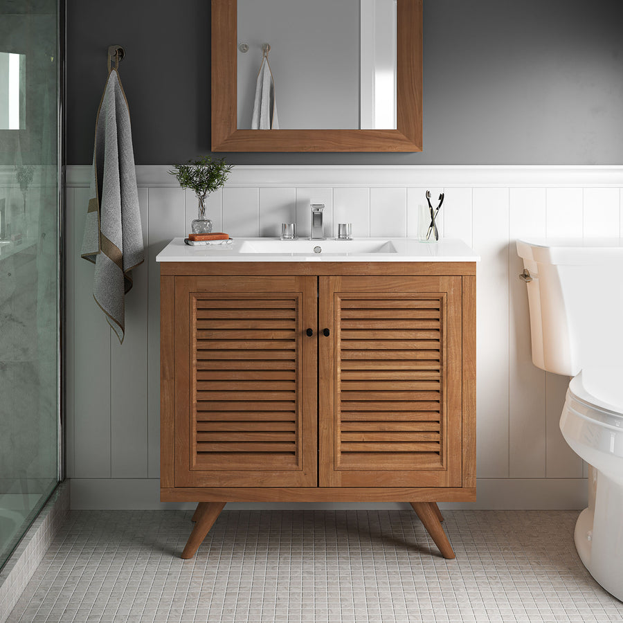 Veranda 36" Bathroom Vanity in Natural White