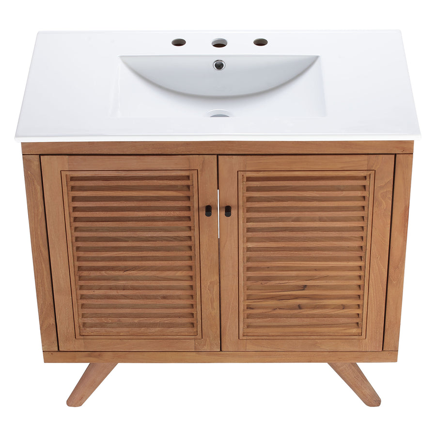 Veranda 36" Bathroom Vanity in Natural White