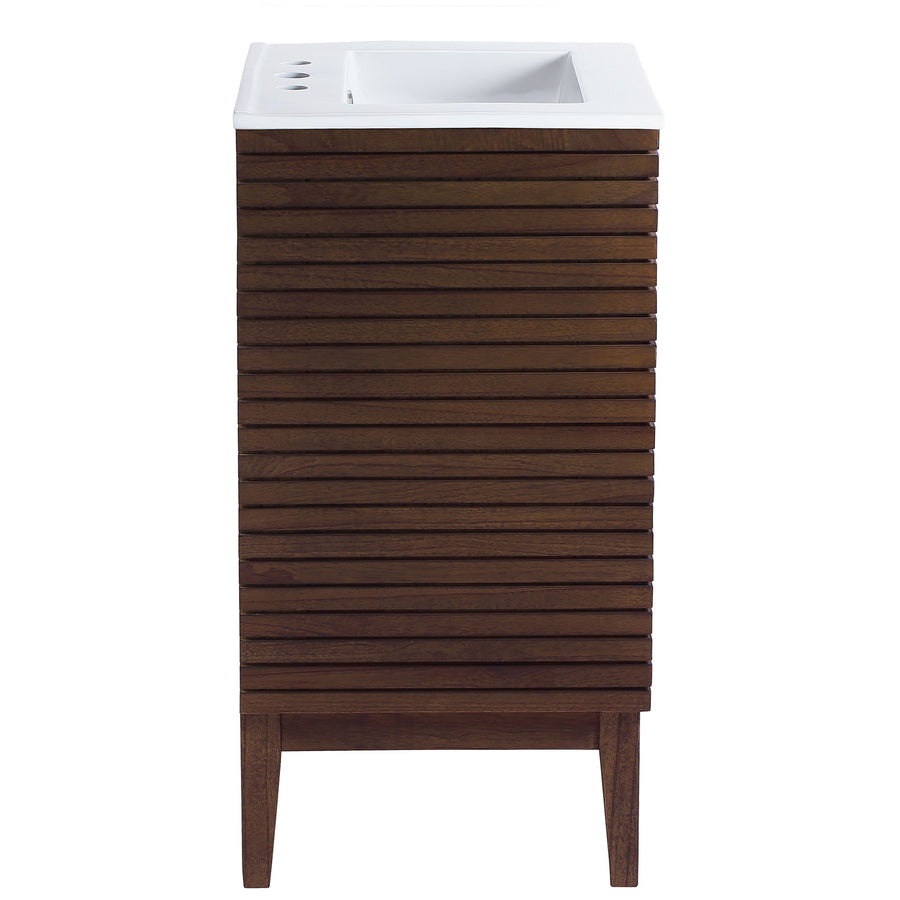 Hearth 24" Bathroom Vanity in Walnut White