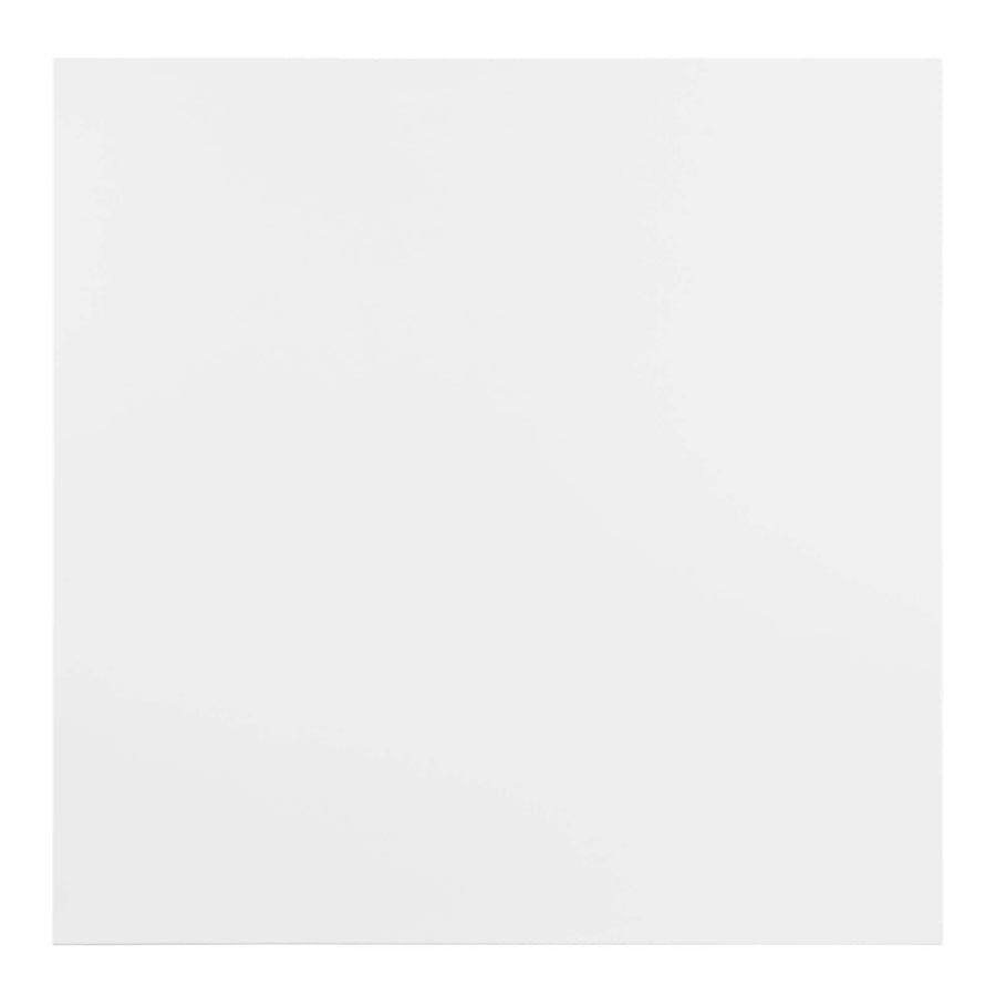 Larch 36" Square Dining Table in Gold White