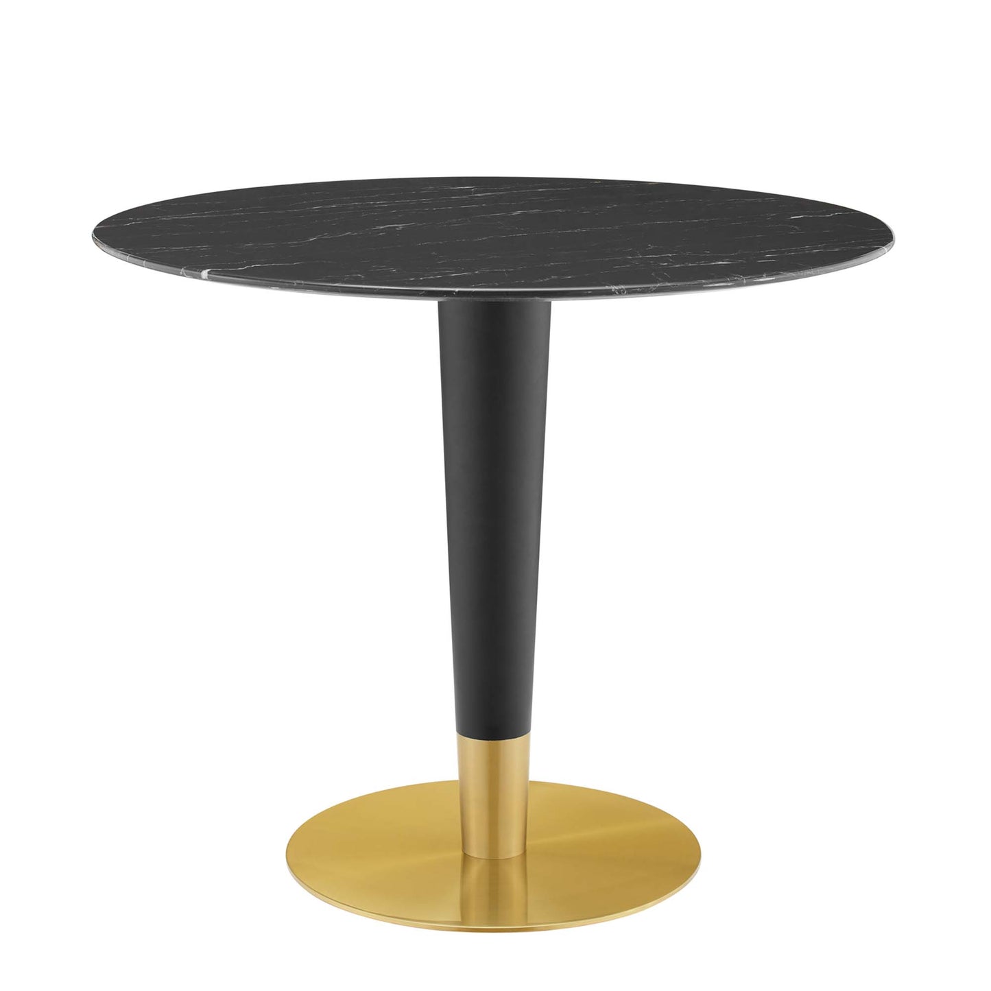 Zinque 36" Artificial Marble Dining Table by Furniture For America
