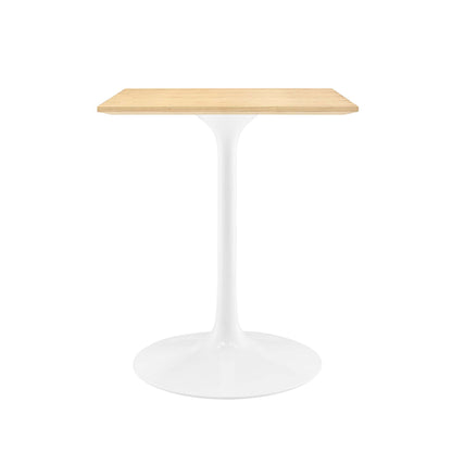 Lippa 24" Square Wood Dining Table by Furniture For America