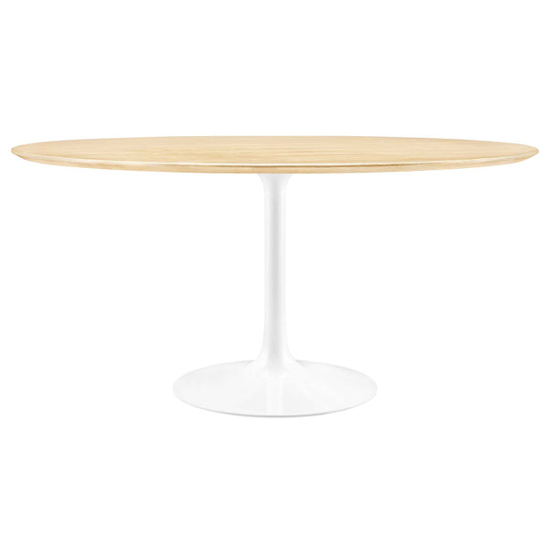 Lippa 60" Round Wood Dining Table by Furniture For America