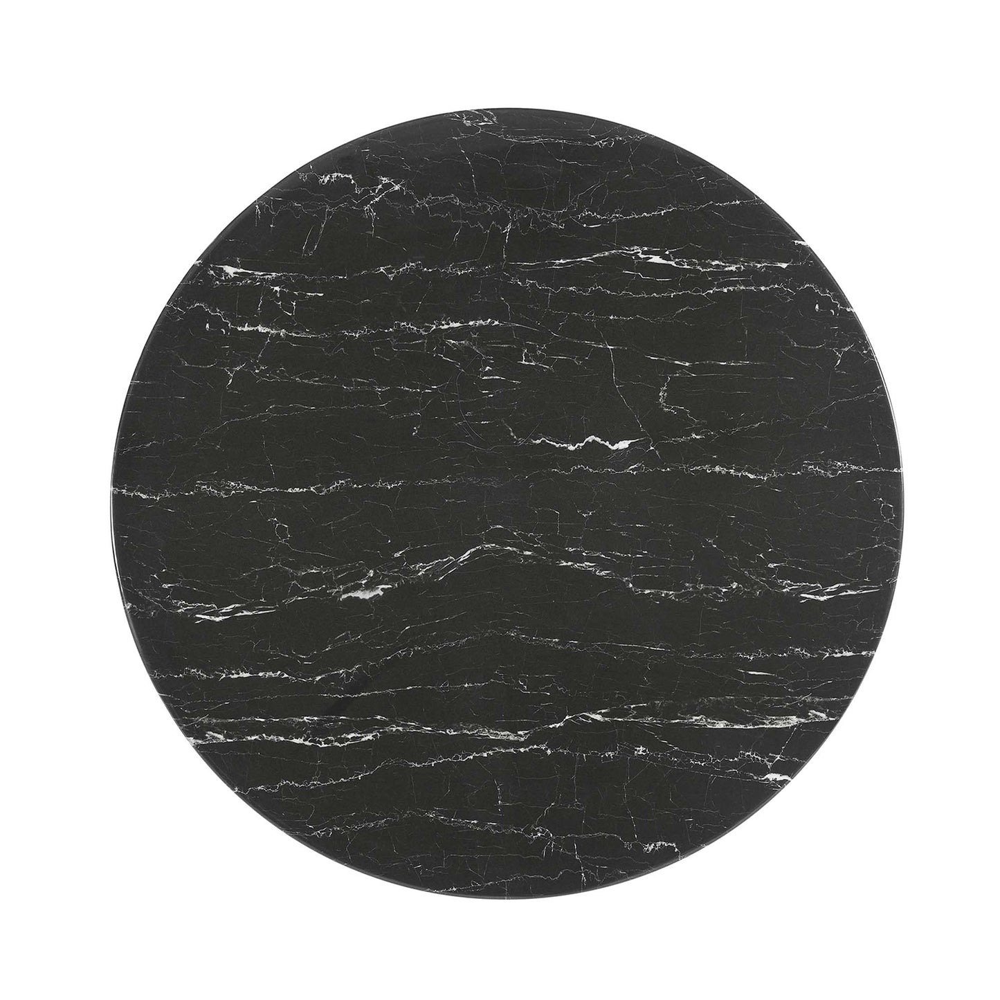 Lippa 40" Round Faux Marble Dining Table by Furniture For America