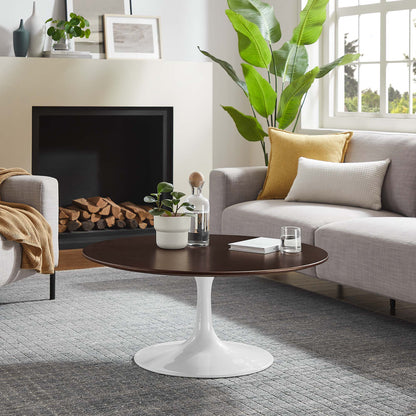 Lippa 36" Round Wood Coffee Table by Furniture For America