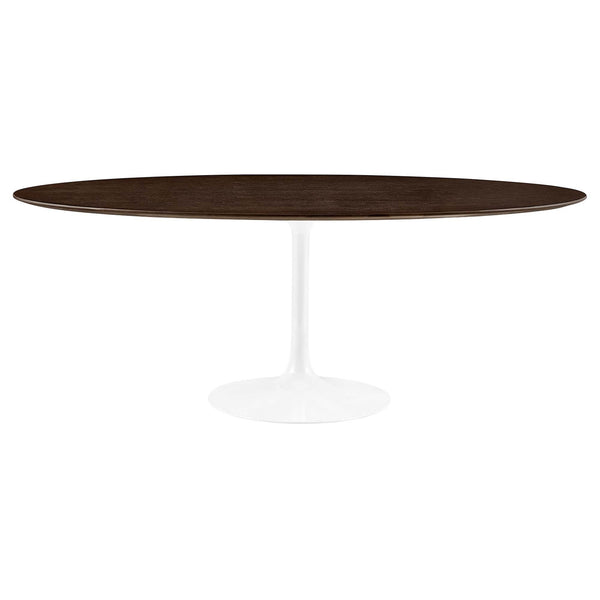 Lippa 78" Oval Wood Dining Table by Furniture For America