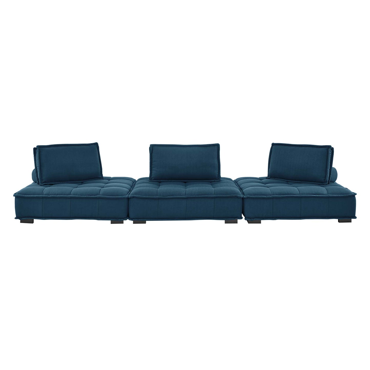 Saunter 3-Piece Tufted Fabric Fabric Sofa by Furniture for America
