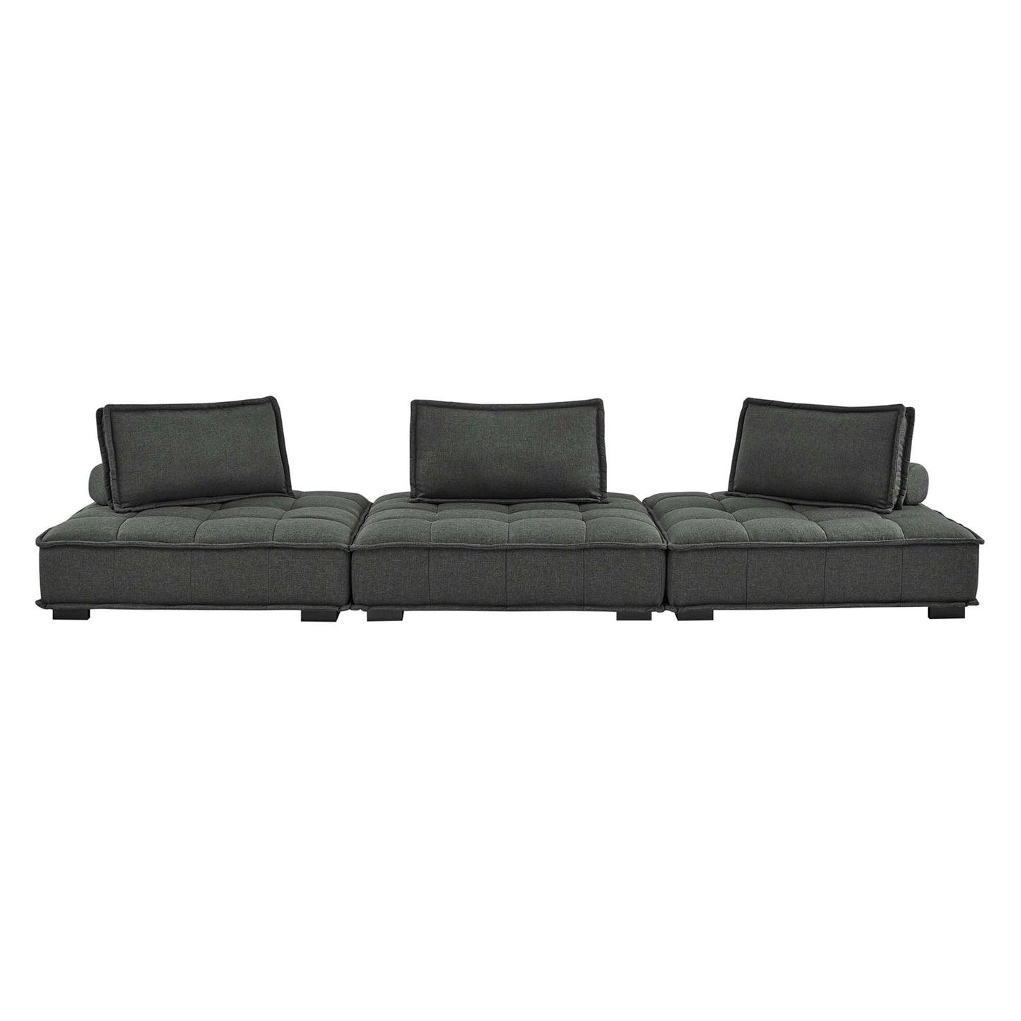 Saunter 3-Piece Tufted Fabric Fabric Sofa by Furniture for America