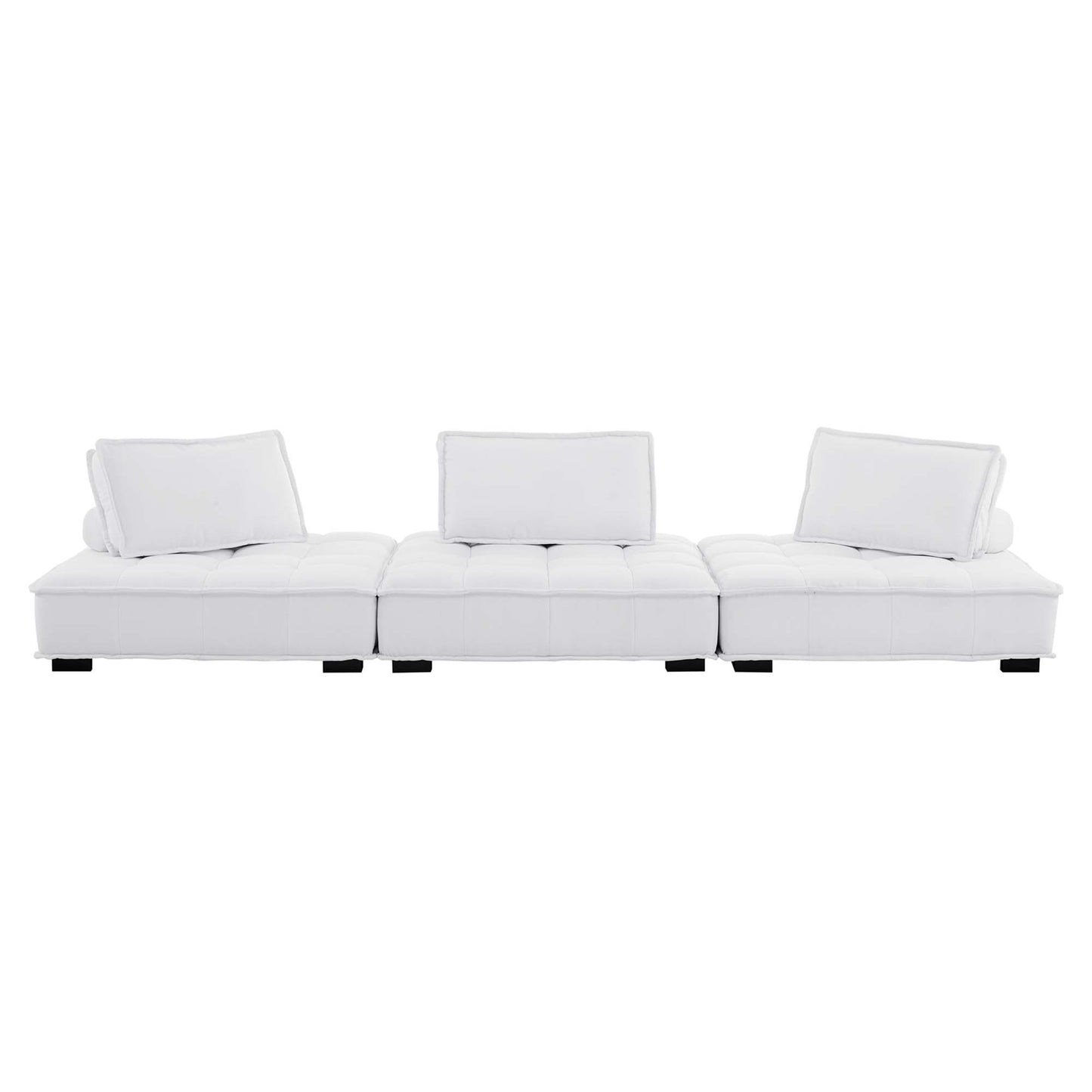 Saunter 3-Piece Tufted Fabric Fabric Sofa by Furniture for America