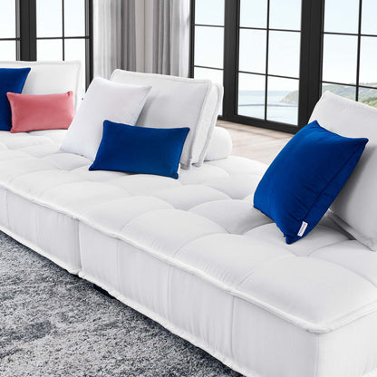 Saunter 3-Piece Tufted Fabric Fabric Sofa by Furniture for America