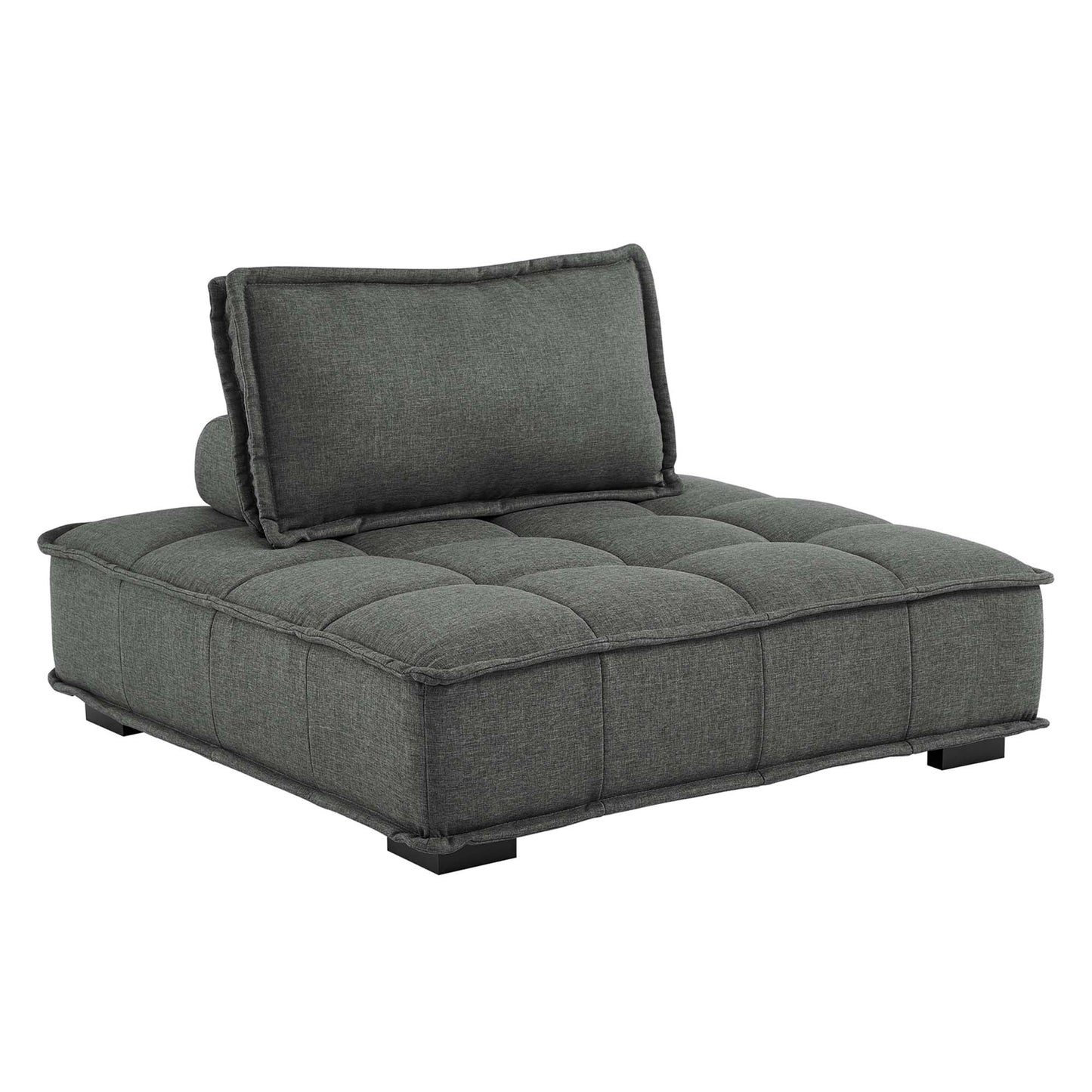 Saunter 4-Piece Tufted Fabric Fabric Sectional Sofa by Furniture for America