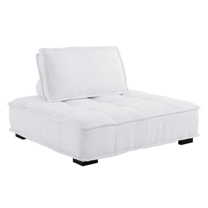 Saunter 4-Piece Tufted Fabric Fabric Sectional Sofa by Furniture for America