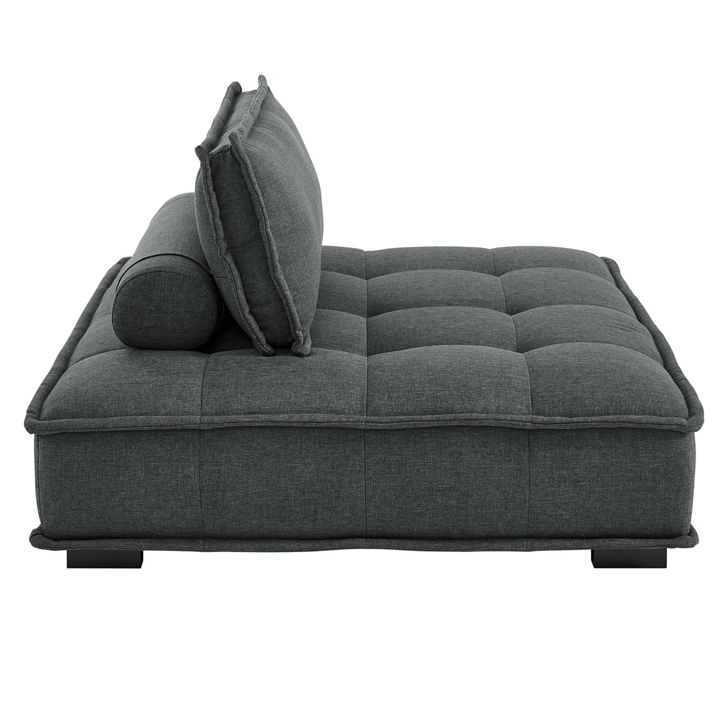 Saunter 5-Piece Tufted Fabric Fabric Sectional Sofa by Furniture for America