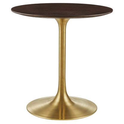 Lippa 28" Round Wood Dining Table by Furniture For America