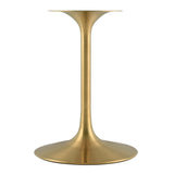 Lumen 36" Round Wood Dining Table in Gold Cherry Walnut