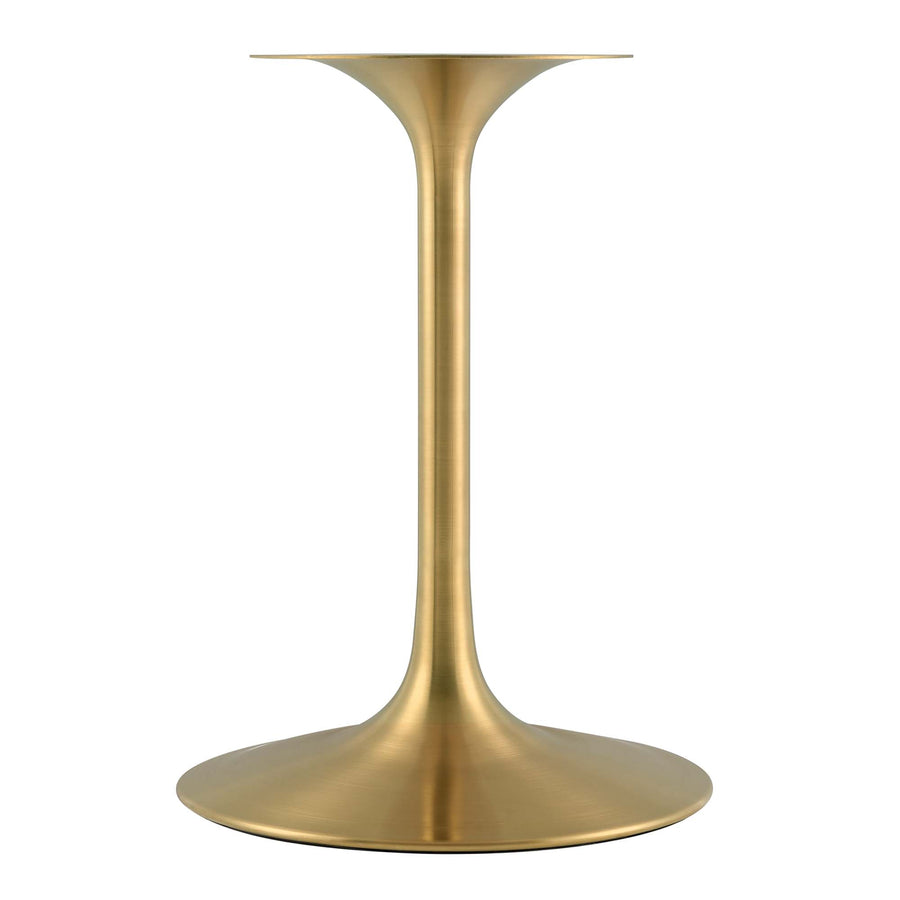 Lumen 24" Square Wood Dining Table in Gold Natural