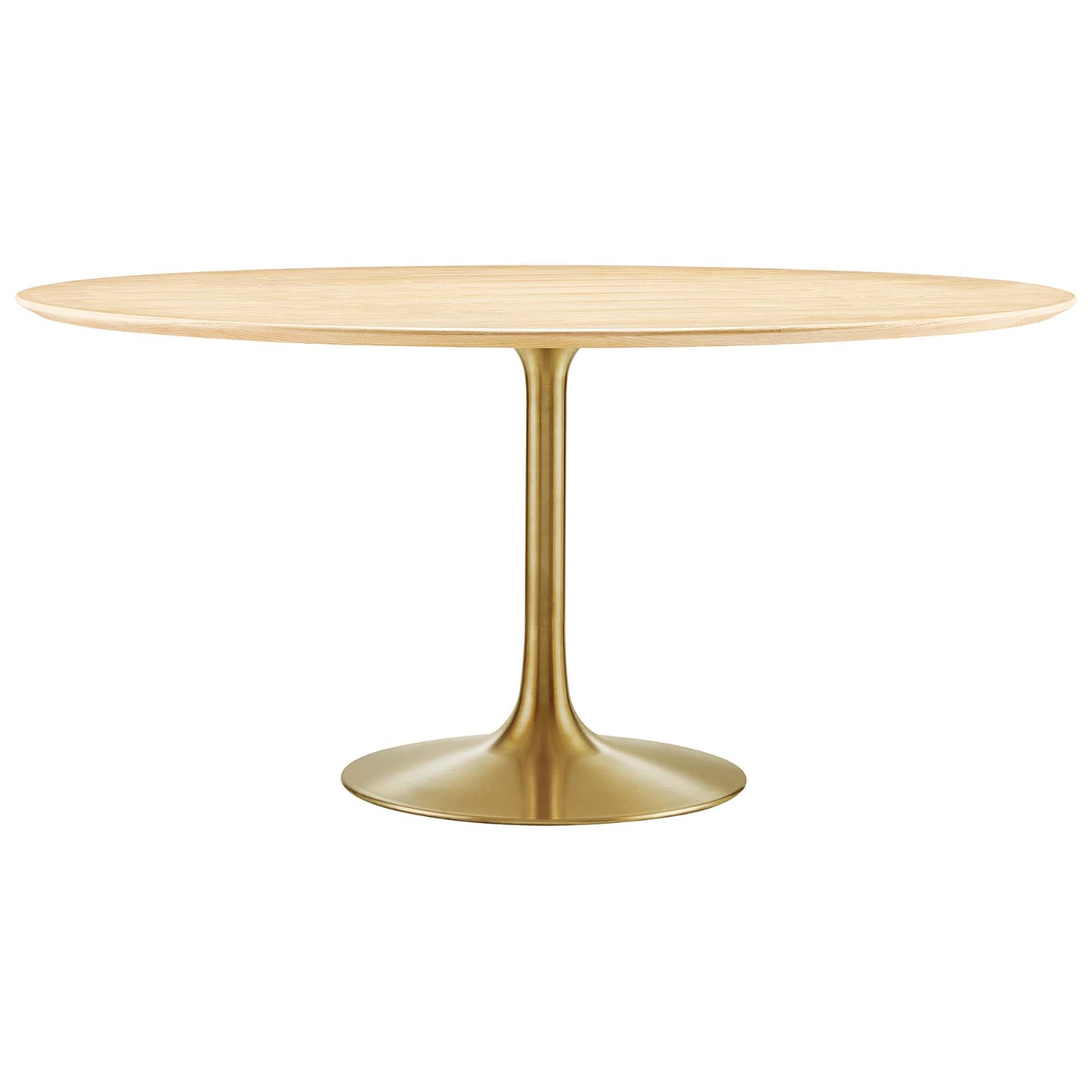 Lippa 60" Round Wood Dining Table by Furniture For America