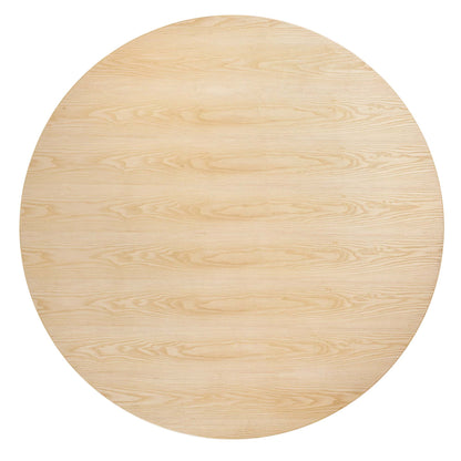 Lippa 60" Round Wood Dining Table by Furniture For America