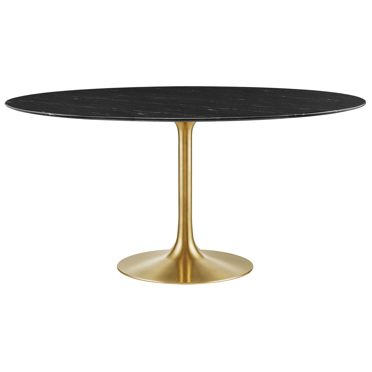 Lippa 60" Round Faux Marble Dining Table by Furniture For America