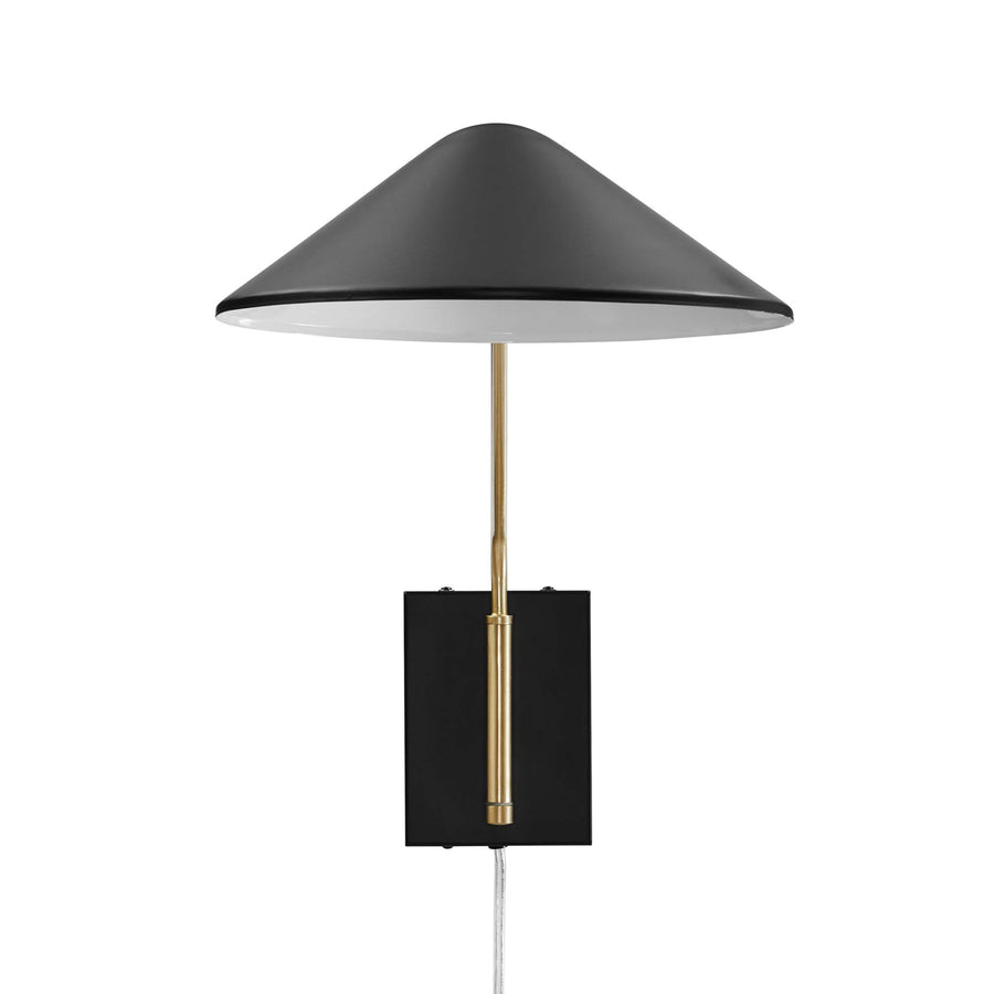 Stella 24" Swing Arm Wall Sconce in Black