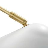 Stella 7" Swing Arm Wall Sconce in White