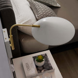 Stella 7" Swing Arm Wall Sconce in White