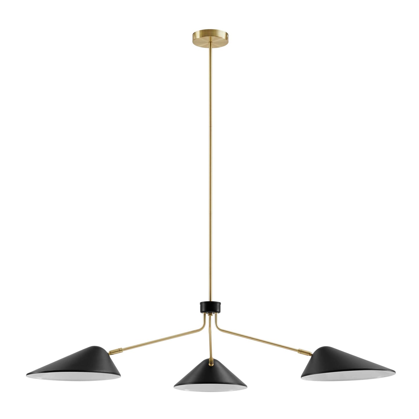 Journey 3-Light 14" Arm Pendant by Furniture for America