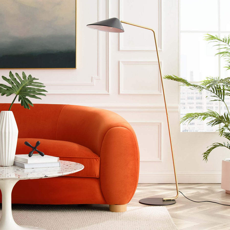 Stella Standing Floor Lamp in Black