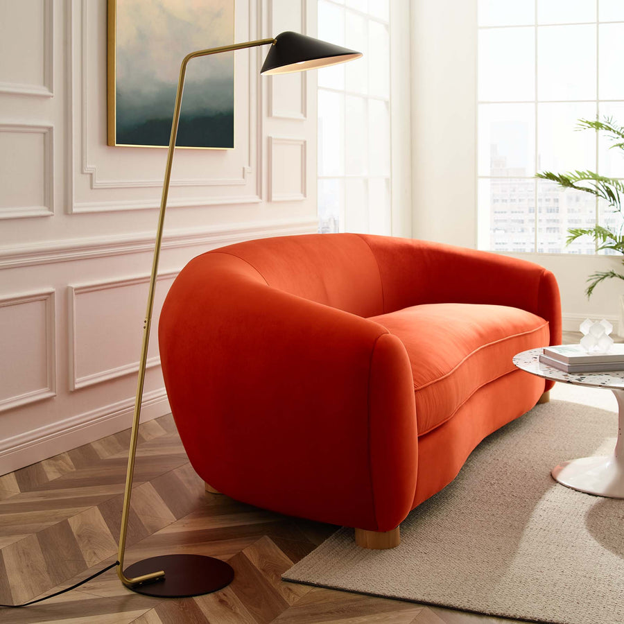Stella Standing Floor Lamp in Black