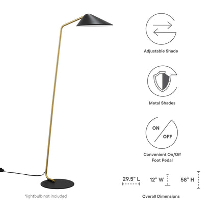 Journey Standing Floor Lamp by Furniture for America