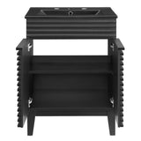 Vera 24" Bathroom Vanity in Black Black