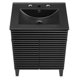 Vera 24" Bathroom Vanity in Black Black