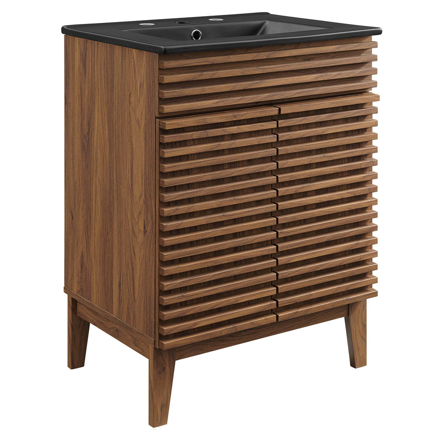 Vera 24" Bathroom Vanity in Walnut Black