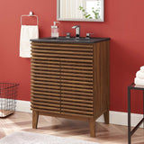 Vera 24" Bathroom Vanity in Walnut Black