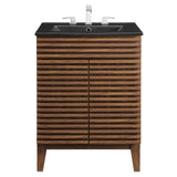 Vera 24" Bathroom Vanity in Walnut Black
