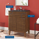 Vera 24" Bathroom Vanity in Walnut Black