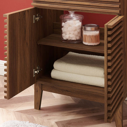 Render 24" Bathroom Vanity in Walnut Black