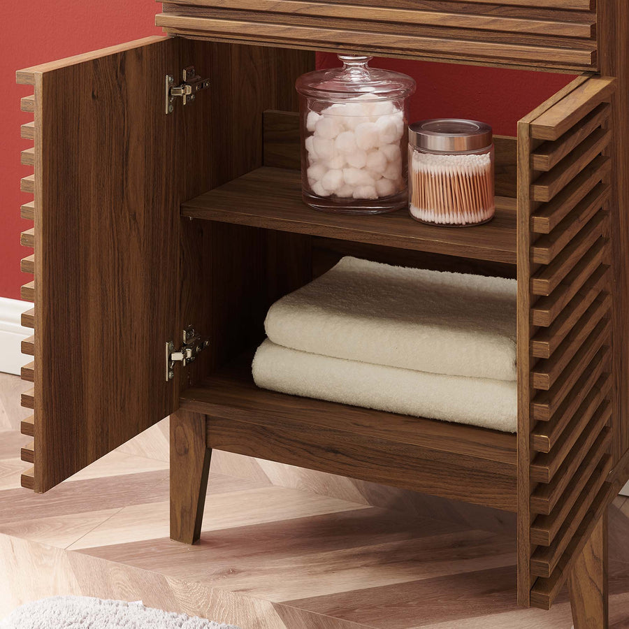 Vera 24" Bathroom Vanity in Walnut Black