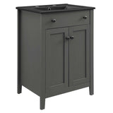 Copal 24" Bathroom Vanity in Gray Black