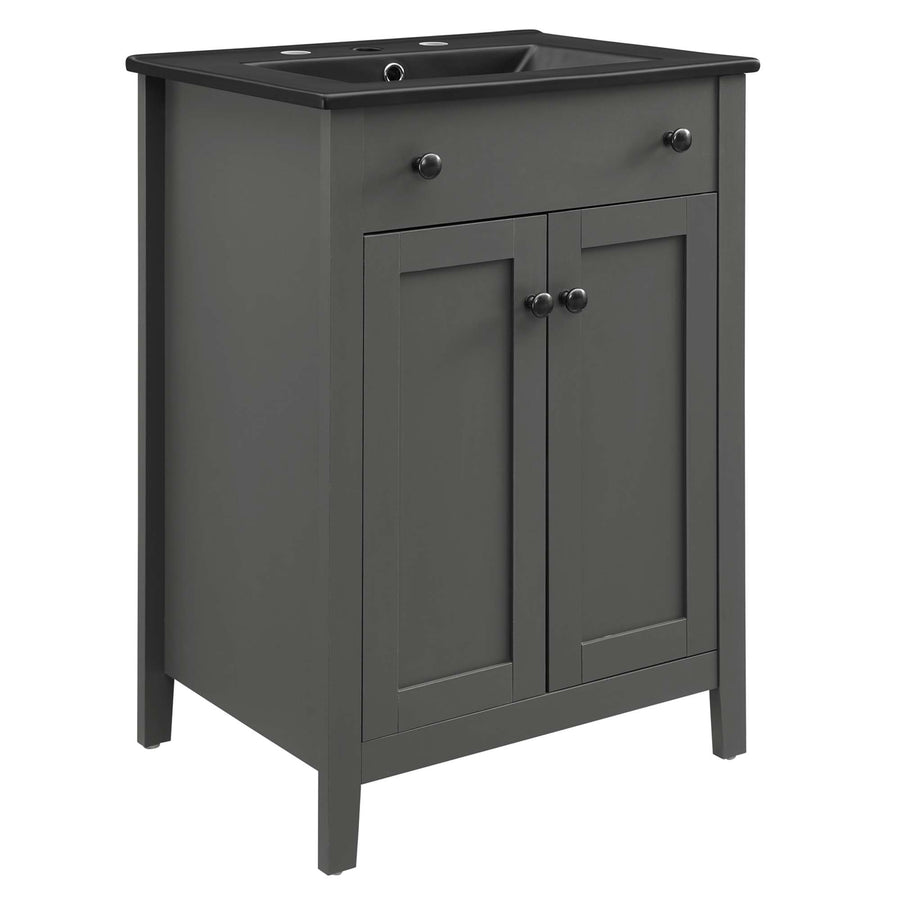 Copal 24" Bathroom Vanity in Gray Black